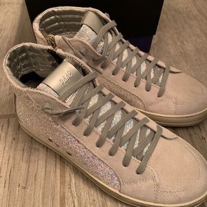 P448 Glitter Skate Sneakers, New in Box!